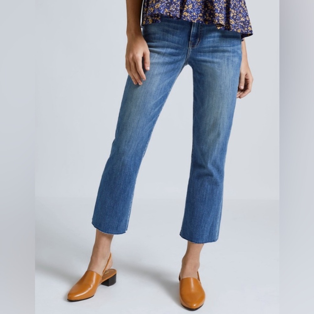 Current Elliot Ankle Jean With Raw Hem